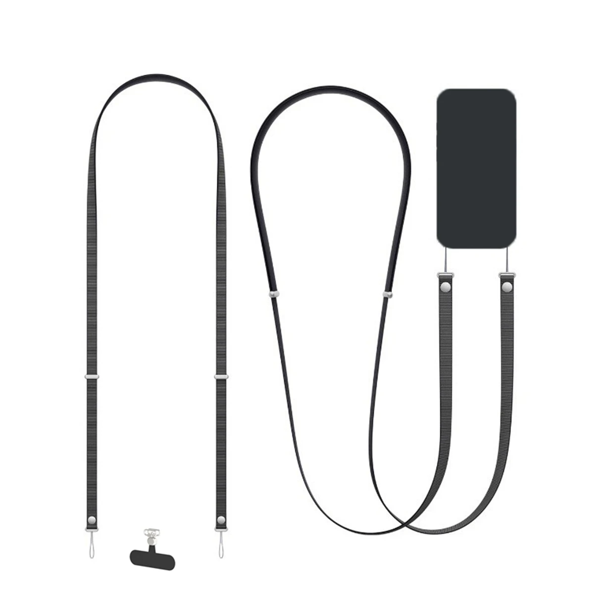 Magnetic Crossbody Adjustable Phone Lanyard with Universal Attachment
