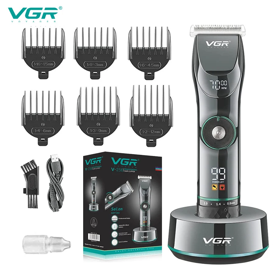 

Professional Cordless 15 Speed Adjustable Hair Trimmer For Men Beard Hair Clipper Electric Hair Cutting Machine Barber Shop Kit