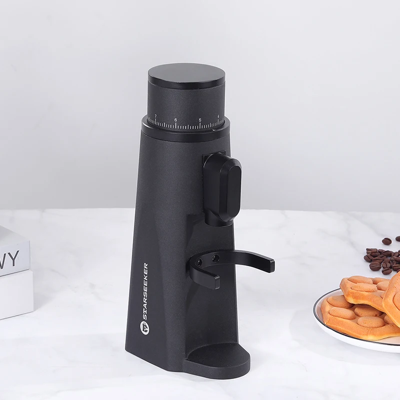 STARSEEKER EDGE Electric Coffee Grinder 48MM Flat Titanium Burr