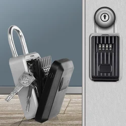 EGFirtor Password Key Storage Box Padlock Smart Outdoor Key Safe Lock Box Key Code Box Key Storage Lock Box Wall Mounted