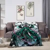 Cute H-Hatsune M-Miku skicomfort warm Soft Baby blanket suitable Home Kid Lunch Blanket Suitable for Home Office Daily Use Cover 3