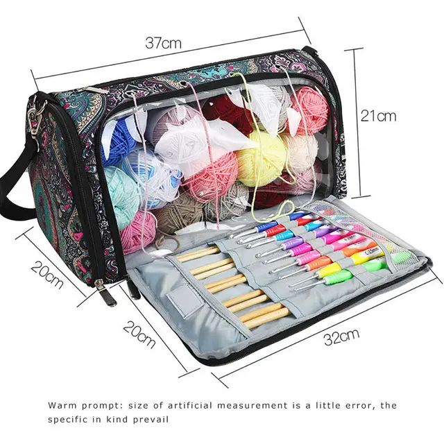 Organizador Costura Bolsa Organizadora De Hilo Para Tejer