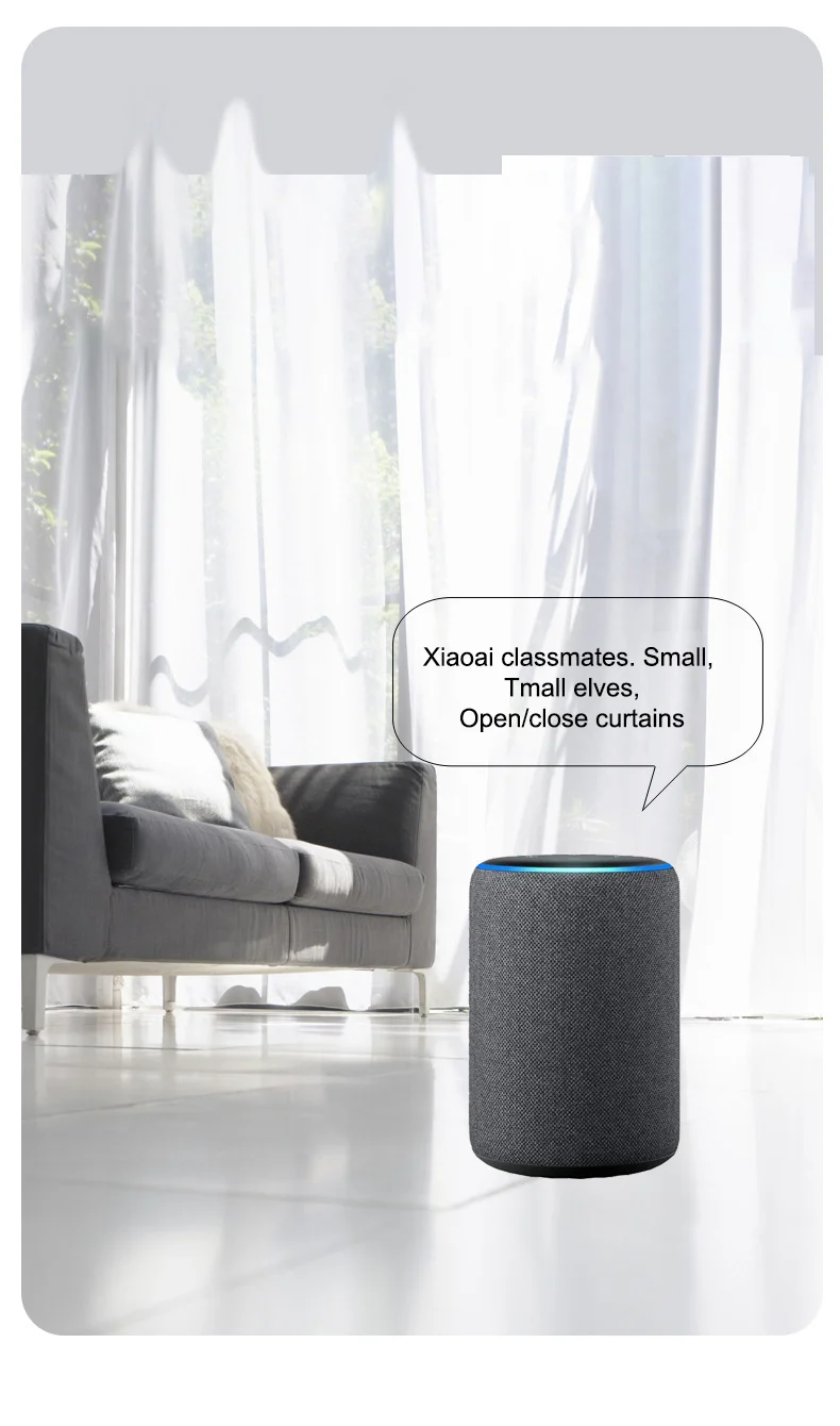 Tuya-Robô Inteligente Cortina Elétrica, trilha destacável, Wi-Fi,
