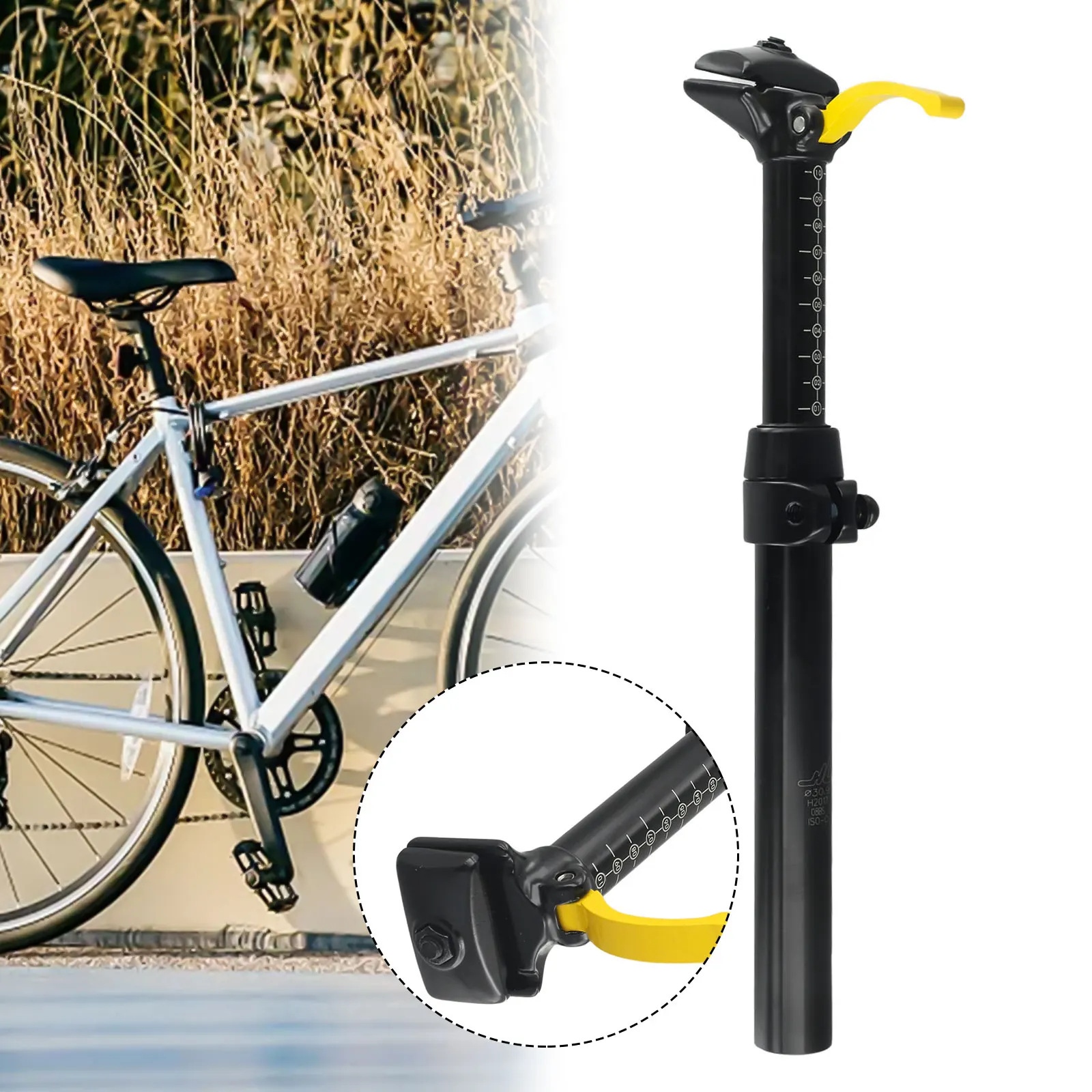 

Bikes Dropper Seatpost Manual Travel Height Adjustable Dropper Post Mountain Road Bicycle Accessories Hydraulic 30.9/31.6