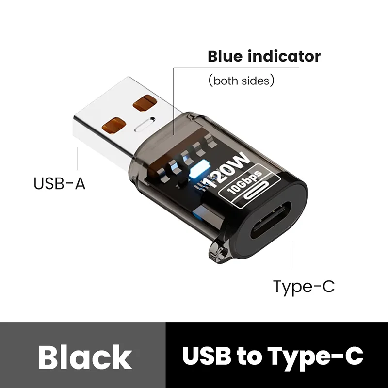 ตัวเลือกสินค้า อะแดปเตอร์ USB-C 3.2 120W สำหรับ iPhone 15/16 และ Samsung