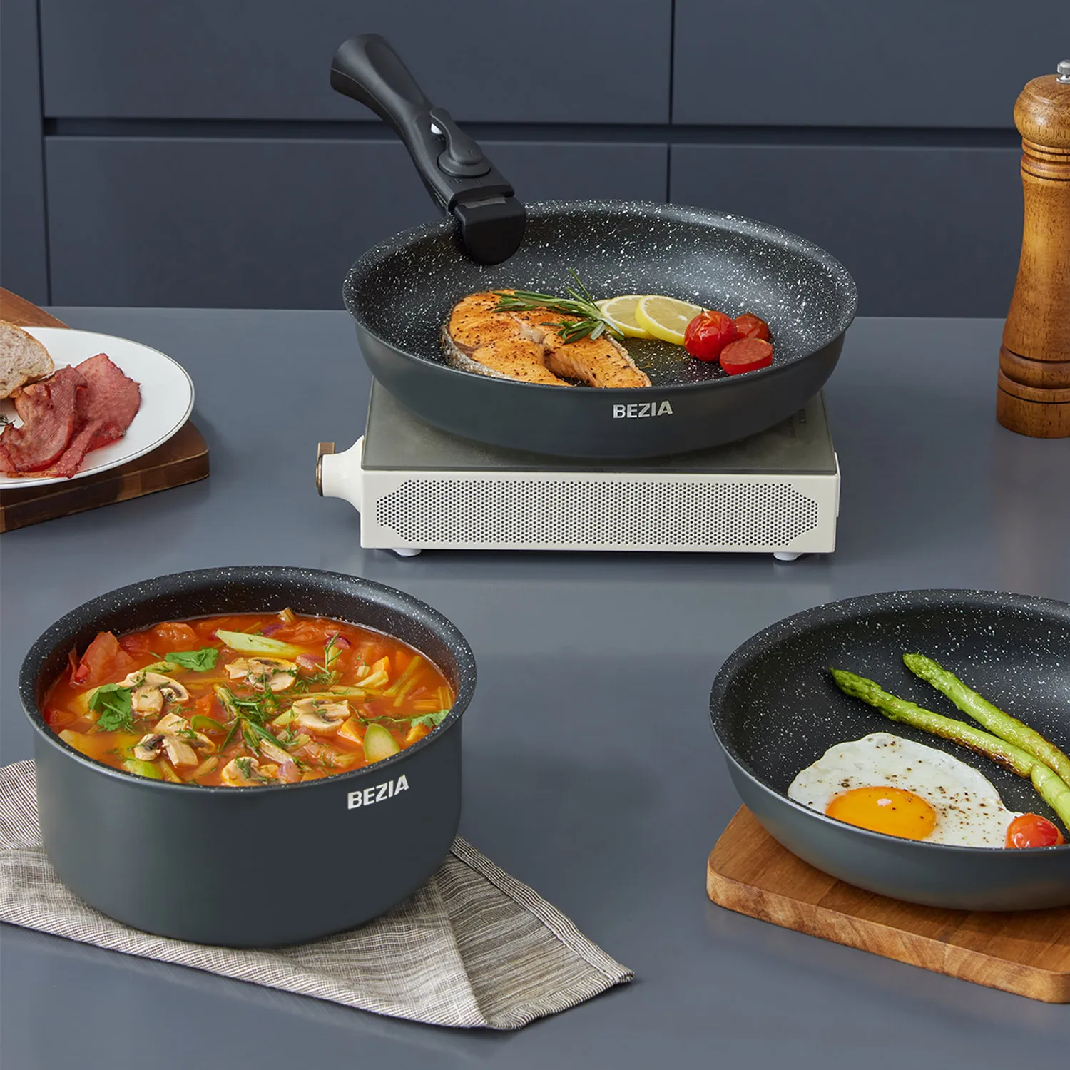 10-Piece Induction Cookware Set 4