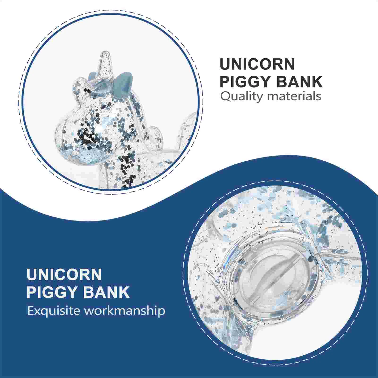 Cartoon Unicorn Money Bank Child Girls Piggy Large Banks The Coin Storage Jar 3