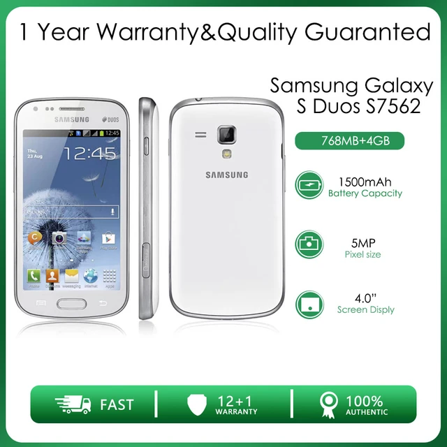 Original Samsung Galaxy S Duos GT-S7562 4GB Dual-SIM android Smartphone  Unlocked