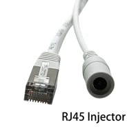 Gigabit PoE Injector Cable 9V to 56V Gigabit PoE Injector for WIFI/LAN Extenders with Female DC Power Connector 2