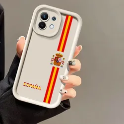Spain Flag Red and Yellow Line Soft Phone Cover - POCO F7 5G (TYCWH01)