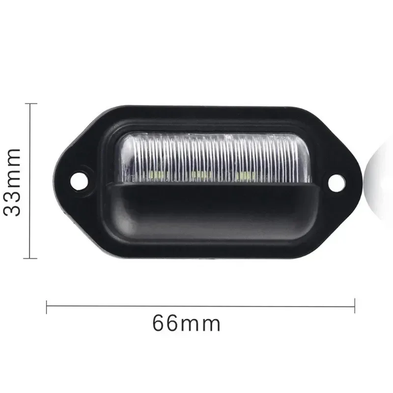 รูปสินค้า ไฟส่องป้ายทะเบียนรถยนต์ LED 6 ดวง สำหรับรถ SUV รถบรรทุก รถตู้