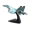 Diecast Metal Alloy 1/100 Scale Russian SU-35 Fighter Airplane Aircraft Replica Model SU-35 Plane Model Toy For Collection 4