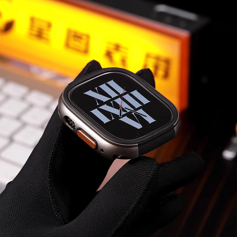 Premium Metal Watch Case with Soft Silicone Protector Cover