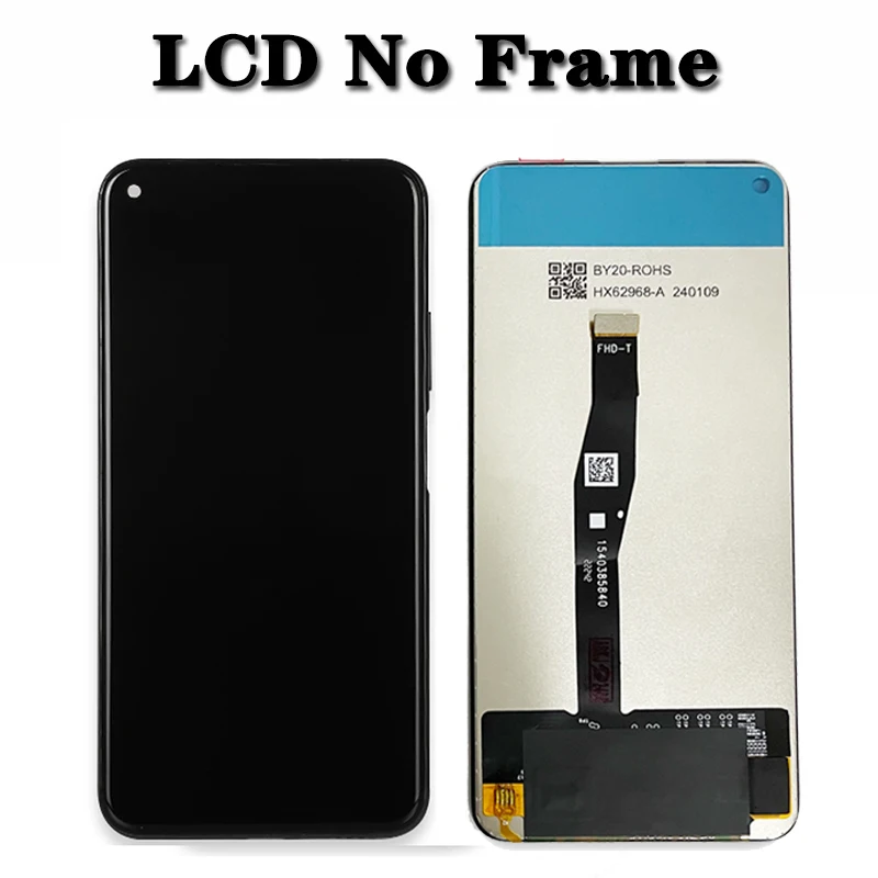 6.26''Test For Huawei Honor 20 Honor20 LCD Display Touch Screen Digitizer Assembly Replacement For Huawei Nova 5T Nova5T LCD