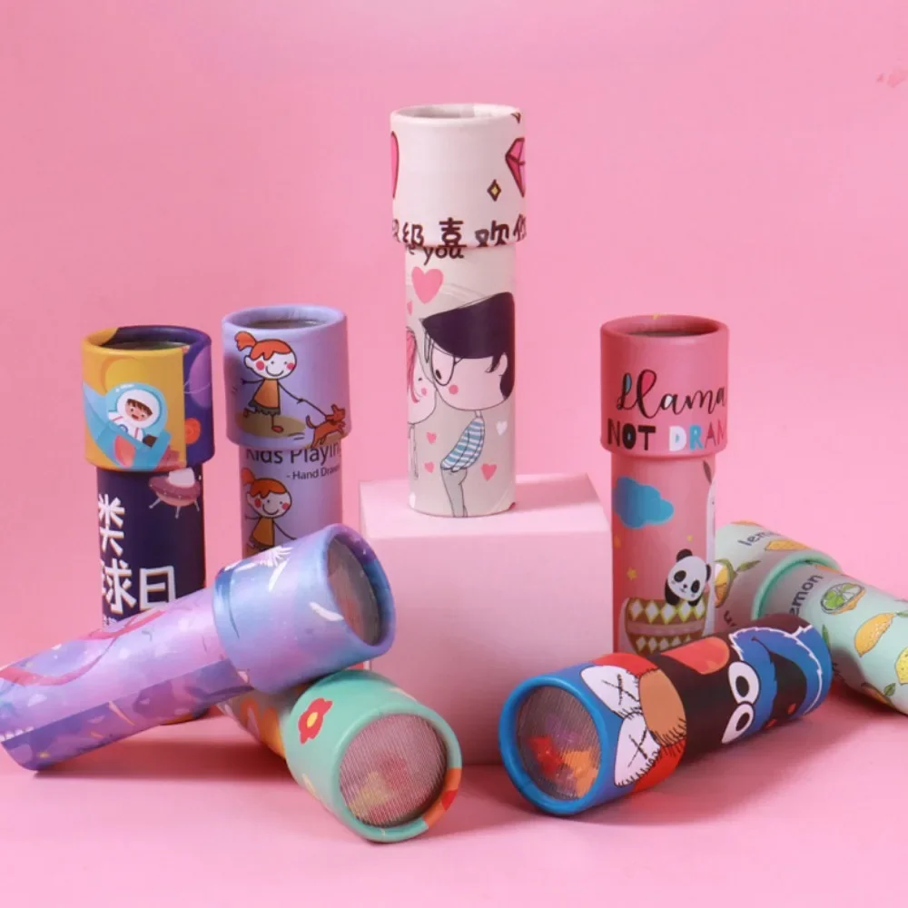 Rotating Kaleidoscope Toy Kaleidoscopes Adjustable Fancy Colored World Interactive Logical Education for Kids jouet enfant