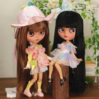 ICY DBS Blyth Doll Pouting Mouth Tan Skin Matte Face Joint Body 1/6 BJD OOAK Ob24 Anime Girl 1