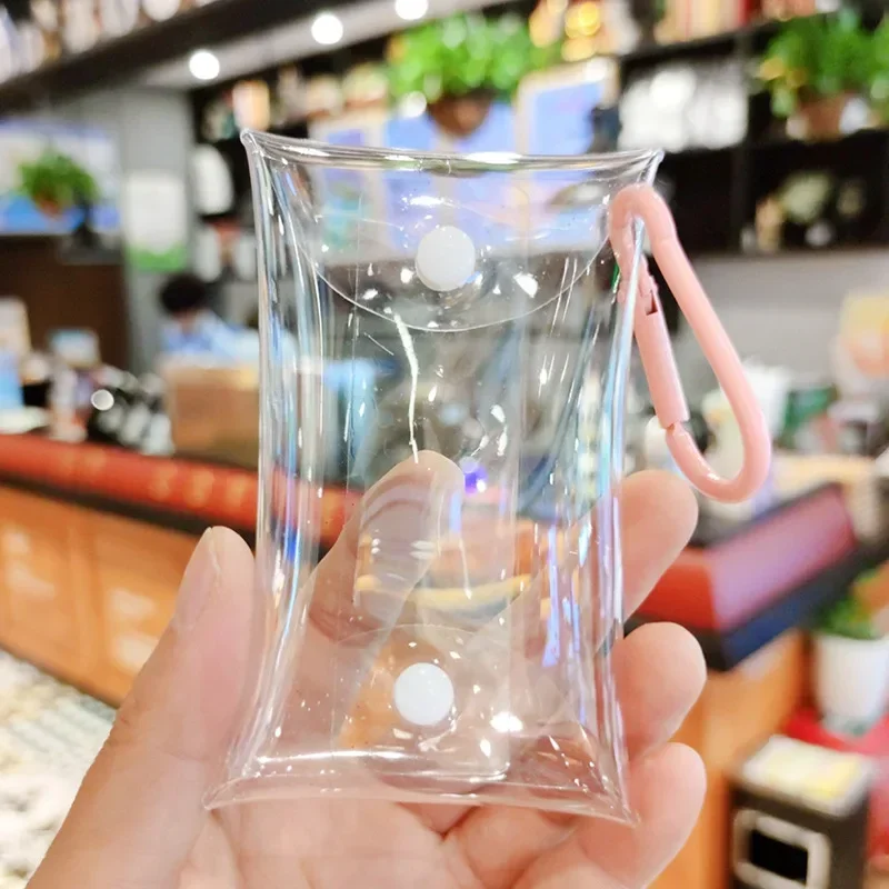 Coin Purse Women Wallet Coin Wallet Change Bag PVC Clear Mini Female Purses Kids Girls Key Lipstick Earphone Storage Bags