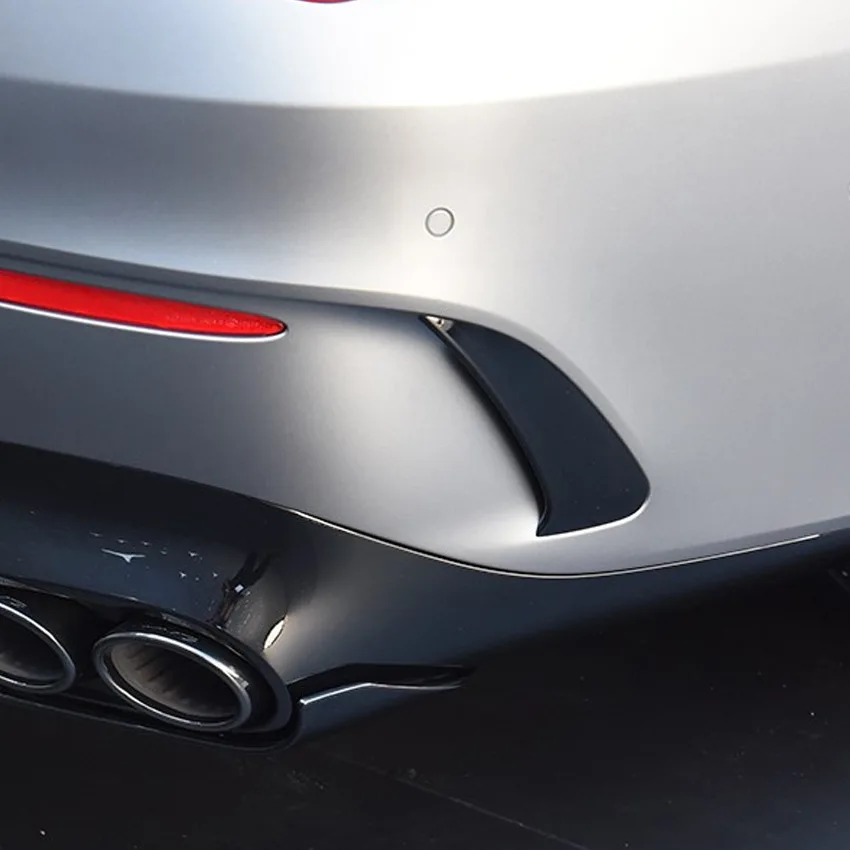 Фото Сплиттер для заднего бампера Mercedes-Benz CLA Class 2020 To Up C118 CLA180 CLA35 CLA45 CLA200 CLA250 №2