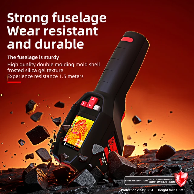 กล้องถ่ายภาพความร้อน BSIDE 240x240 ความละเอียด IR การวัดอุณหภูมิตัวชี้เลเซอร์จับภาพถ่ายสําหรับอุตสาหกรรม HVAC ไฟฟ้า 1