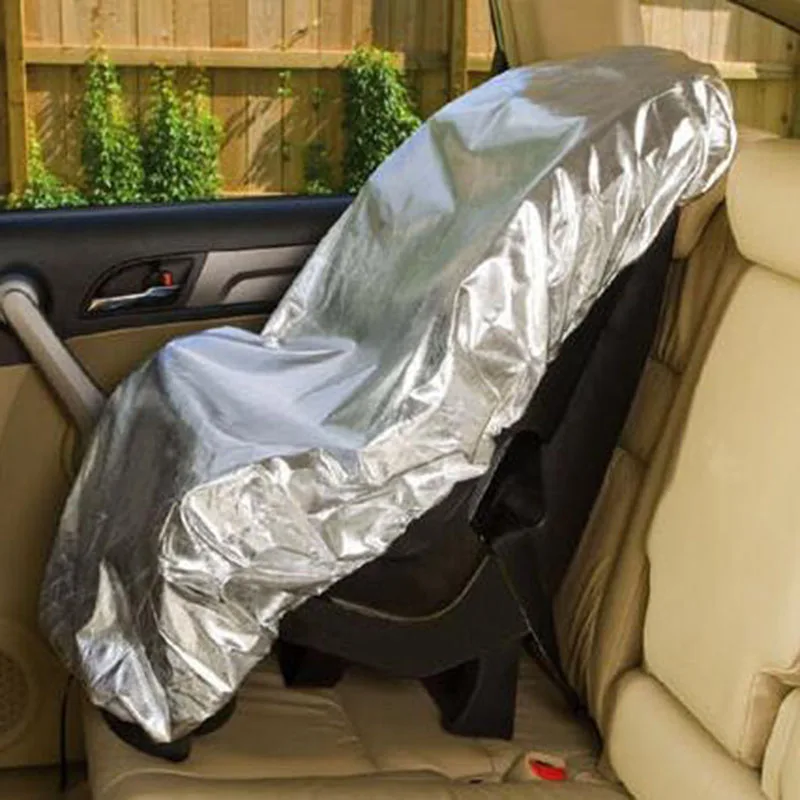 1PcsCarSeatSunShadeProtector74x108cmBabySeatAluminiumFilmSunshadeUVProtectorDust
