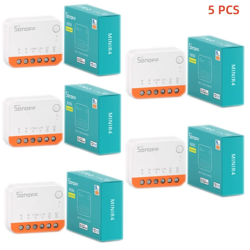 SONOFF MINI R4 المتطرفة واي فاي مفتاح ذكي مقاطعة ل...