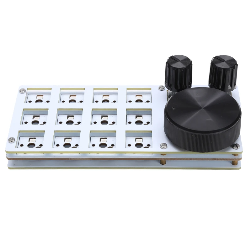 New 12E3 Macro Keyboard 12 Key 3 Knob Mechanical Keyboard Hot Swap