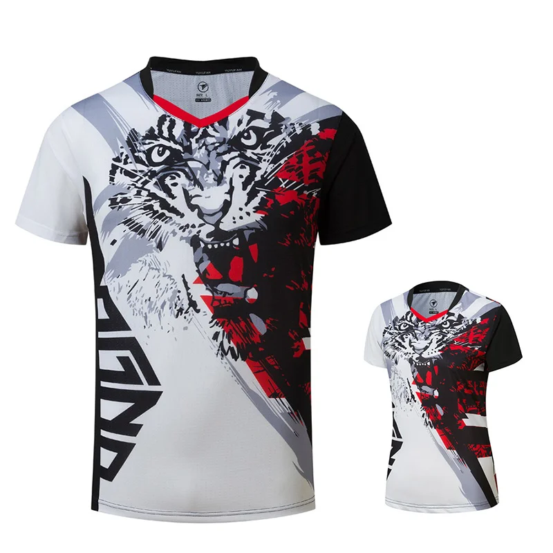 New Quick Dry Badminton Shirt Men Women ,sports Golf Polo Shirt Pingpong T-shirt,Running Exercise Tennis T-shirts