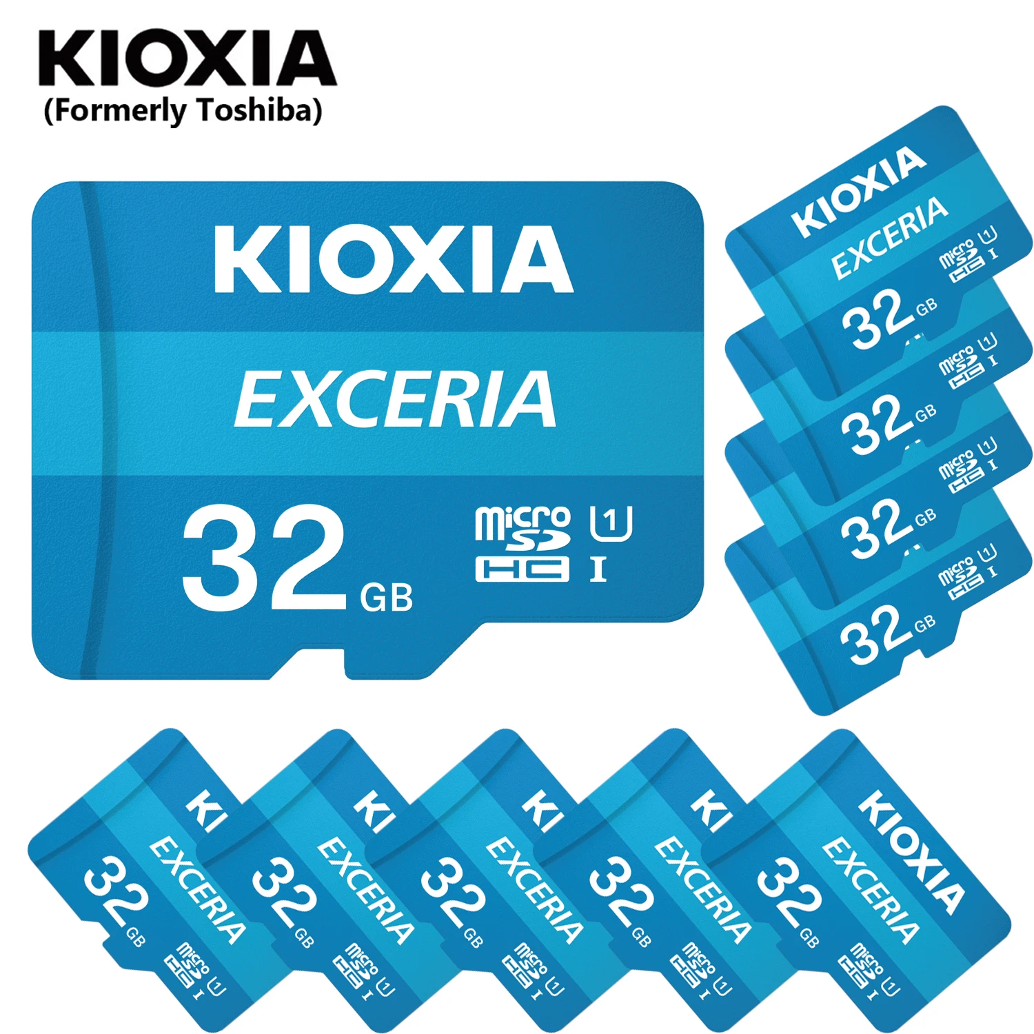 

KIOXIA EXCERIA 10Pcs Micro SD Memory Card U1 32GB 64GB Class10 A1 TF Cards Formerly Toshiba MicroSD For Phone Game Consoles