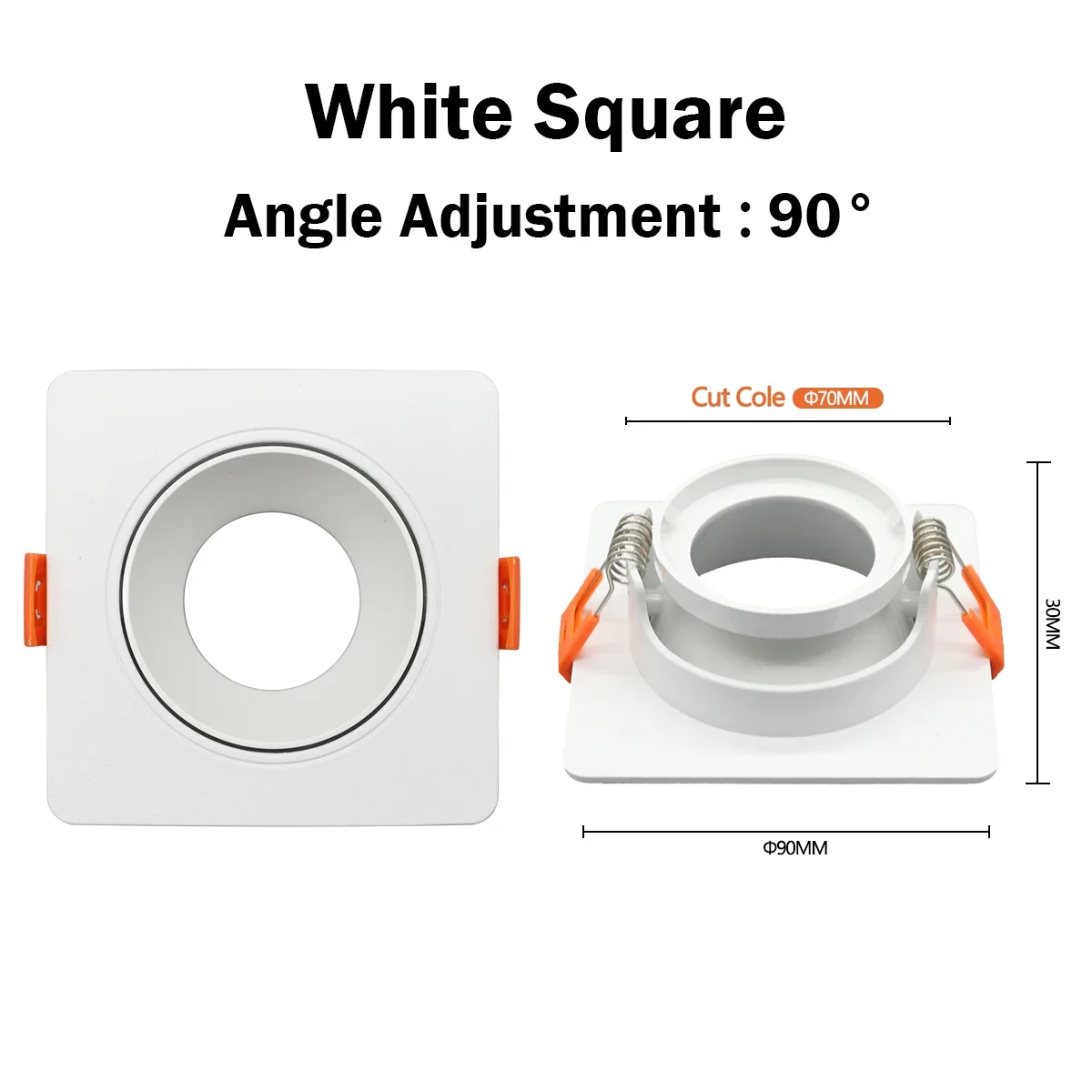 White square