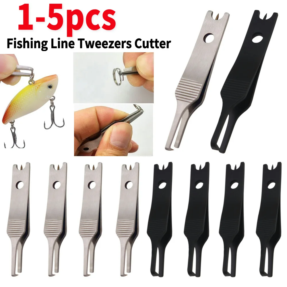 Fishing Line Tweezers Cutter Quick Split Rings Opener Mini Fishing ...
