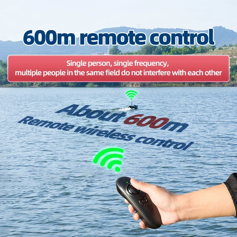 High Speed 12V Remote Control RC Bait Boat Carp Fishing Device From China