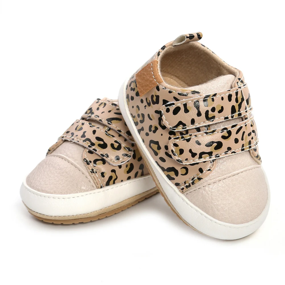 Baby shoes Infant Retro Leather Boys Girls Casual Shoes Multicolor Toddler Rubber Sole Anti-slip First Walkers Newborn Moccasins