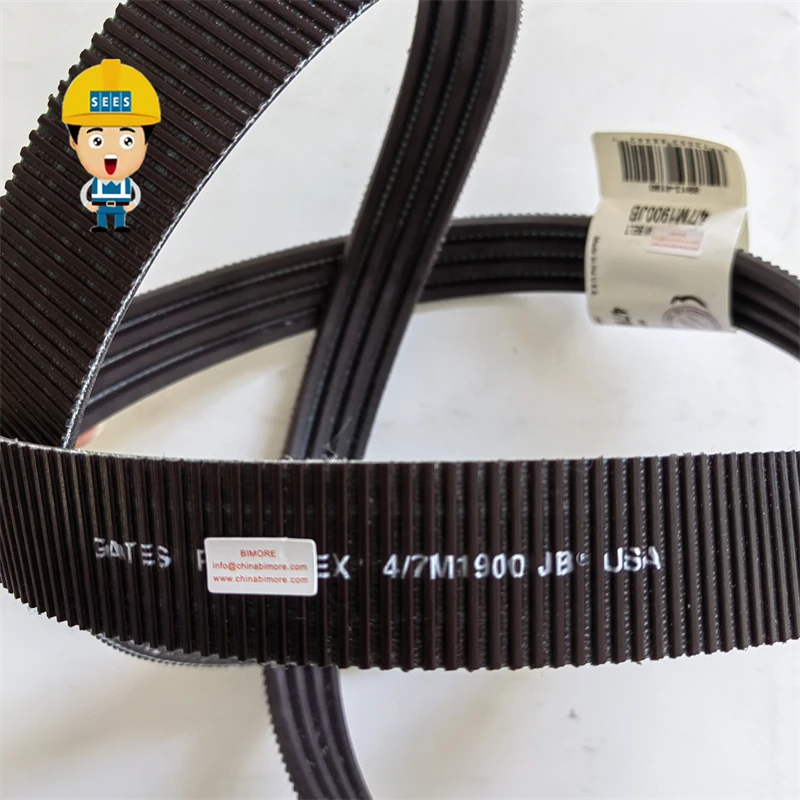 Escalator Spare Parts Drive Belt GCA717D1 GDA717D1 4/7M1900JB for otis L1900 4 Teeth 3 Grooves