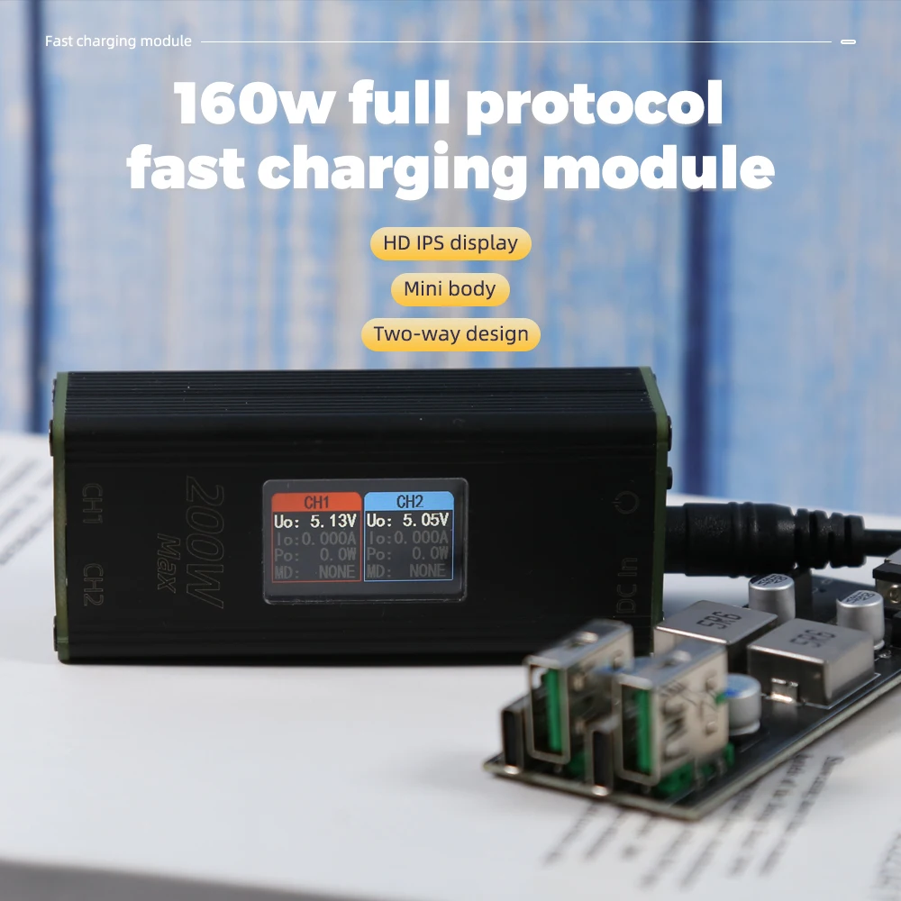 

Настольное устройство для быстрой зарядки Pd2.0 Pps60w Sw3518, 160 Вт