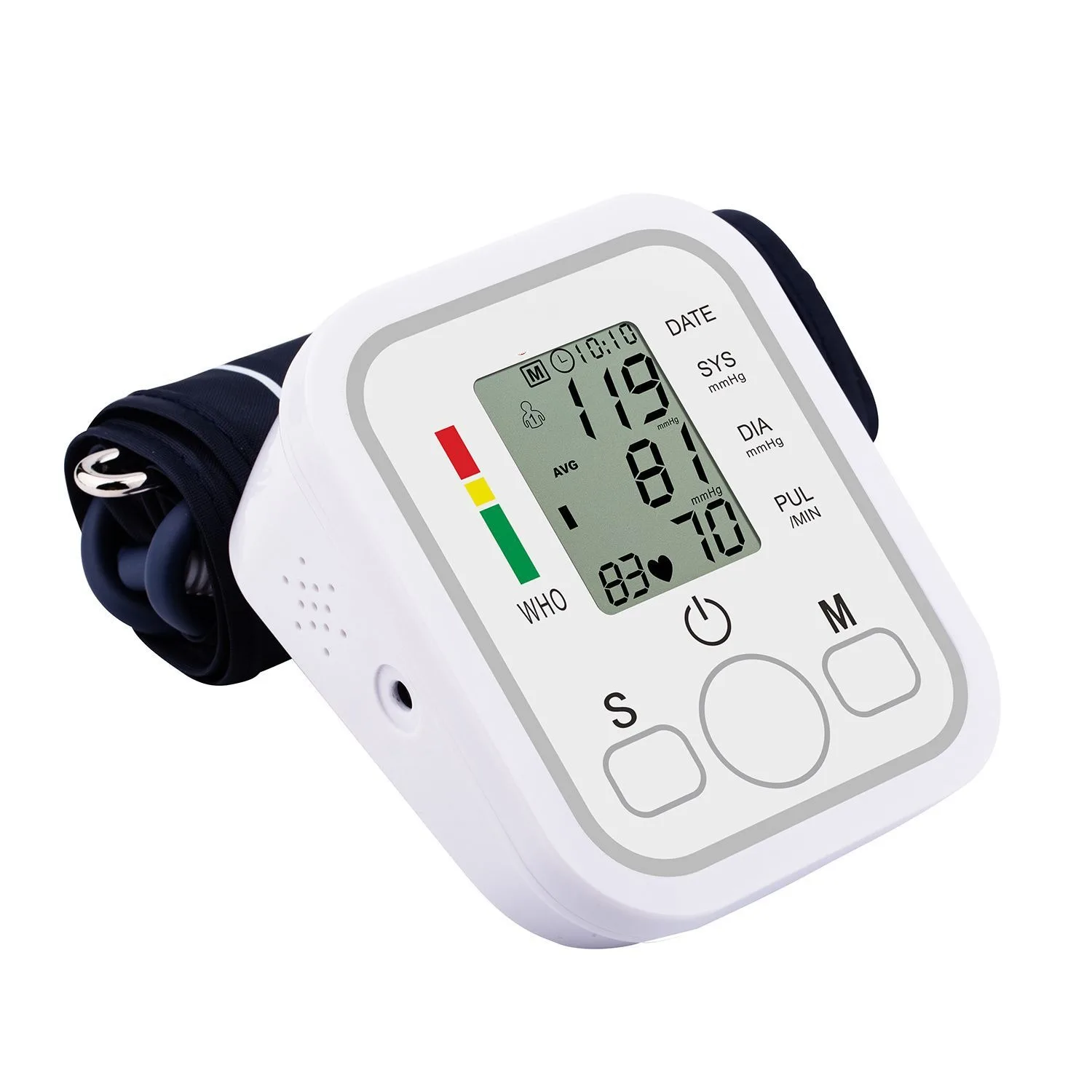 HUBLIZER Portable Arm Blood Pressure Monitor Rechargeable Medical Digital BP Monitor Meter Voice Sphygmomanometer blood pressure monitor,blood pressure meter