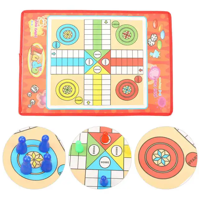 Kids Classic Flight Chess Game Ludo Chess Game Family Party Children Fun Board Game Toys Educational Toys For Children Fun Gifts 1