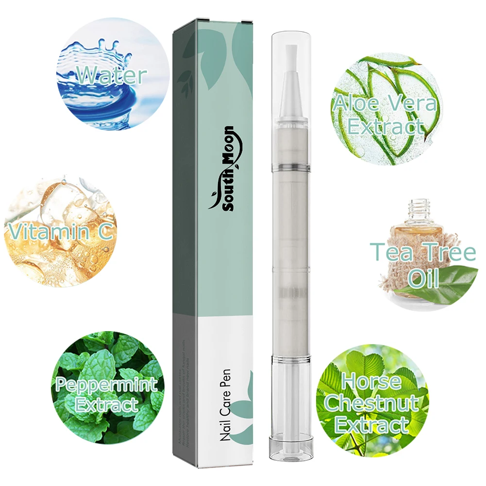 Nail Care Pen 4ml Toenail Repair Pen with Natural Ingredients Cuticle Oils Moisturizing for Restoring Healthy Strong Nails nail care oil nail strengthener nail cuticle oil pen