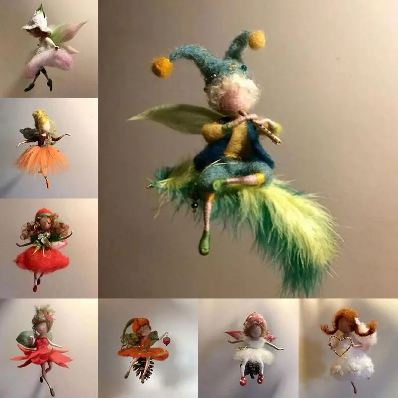 Tanio Jiwuo nowy DIY mała wróżka wełny czuł lalki Craft sklep