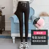 Thread Pregnant Women Leggings Winter Plus Velvet Pants Spring Autumn Maternity Trousers For Pregnancy Clothing Solid Color 5