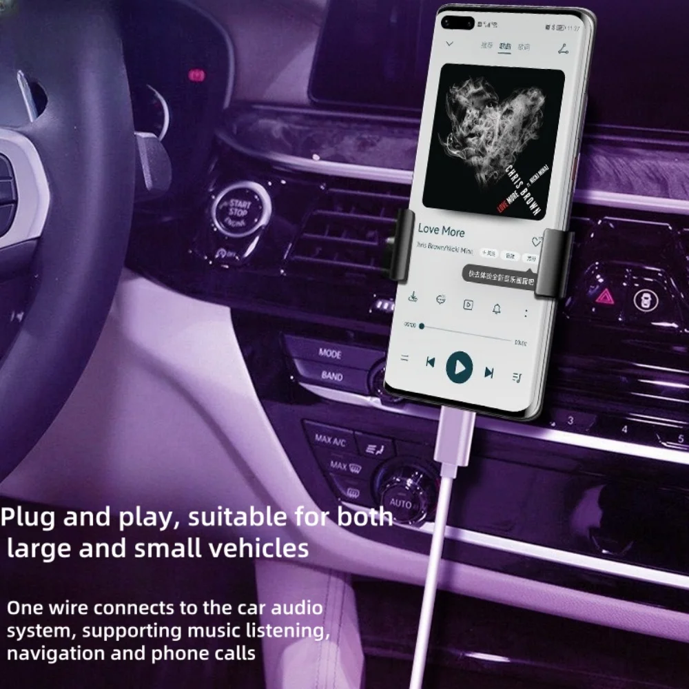 USB Type C to 3.5 MM Jack AUX Cable DAC Type-C Audio Kabel for Car Speaker Headphone Tipo C Auxiliary Adapter About 95cm Cables