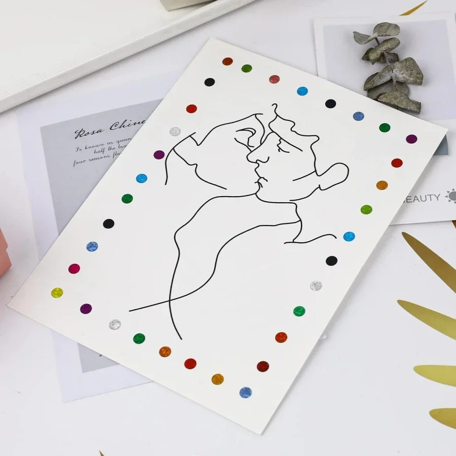 1760 Color Coded Labels Laser Shiny Dot Stickers 0.6cm dot labels, 16 color styles of color coded label stickers for office, - 5