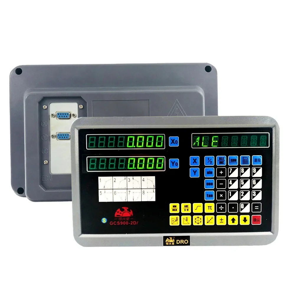 

Luxury Quality DRO Kits 2 Axis Digital Readout GCS900-2D And HXX 10UM Linear Glass Scale For Drilling Machines