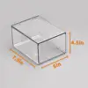 Stackable Organizer Drawers Anti-slip Acrylic Bins Stackable Dustproof Makeup Organizer Closet Bathroom Kitchen Storage Bins 6