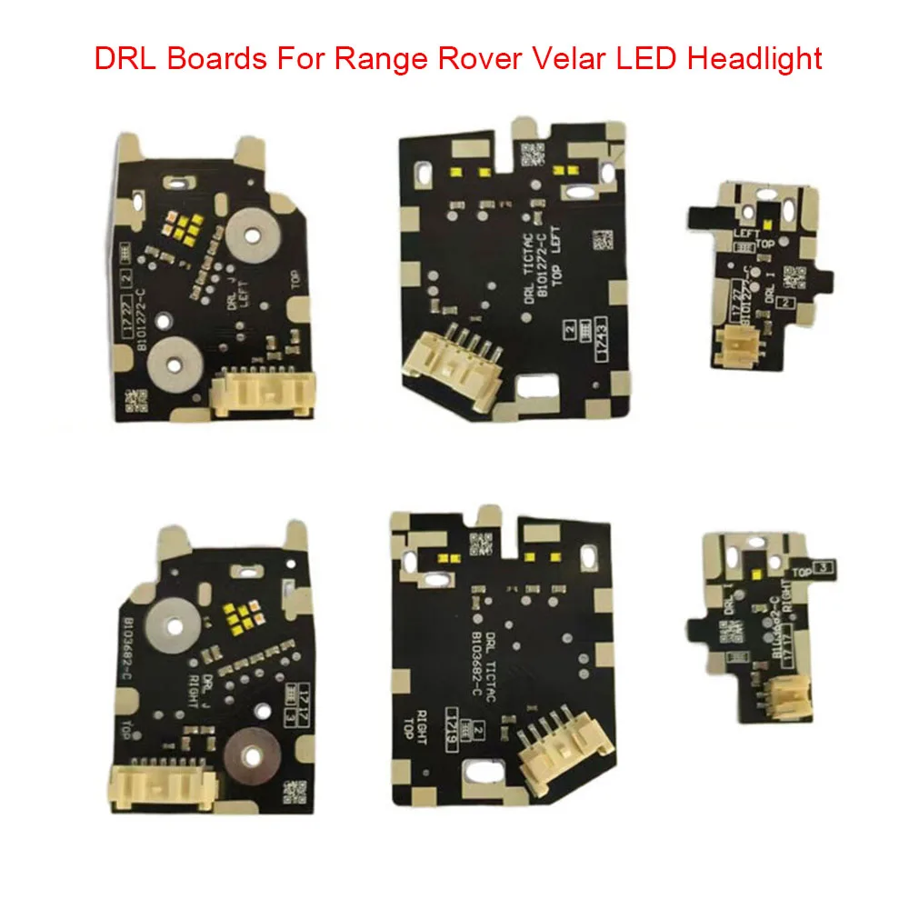 

New Daytime Running Light DRL Boards For Range Rover Velar LED Headlight Chip Boards White Lightsource Super Bright