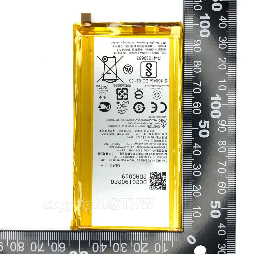 Original Replace Battery GL40 3510mAh For Motorola Moto Z Play ZPlay Droid XT1635-01 XT1635-02 XT1635-03 XT1635 SNN5974A Bateria