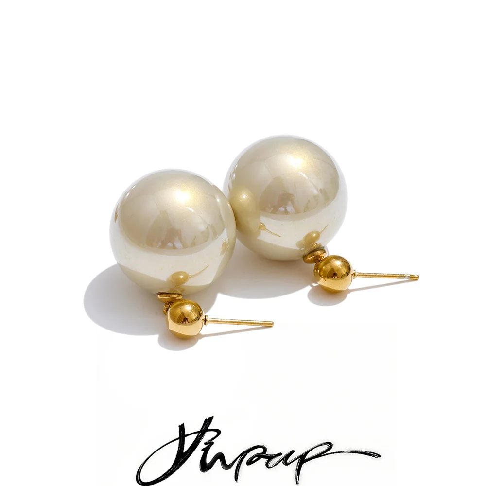 Yhpup Earrings Simulated Pearls Vintage
