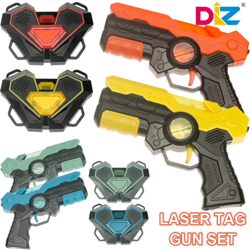 Laser Tag Battle Game Gun Set pistole giocattolo elettriche a infrarossi  arma bambini Laser Strike Pistol per ragazzi bambini sport all'aria aperta  al coperto