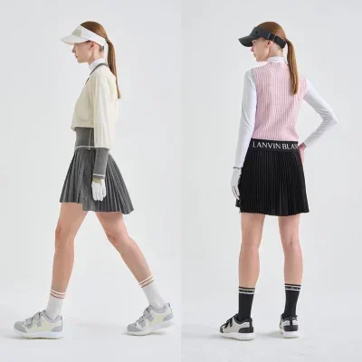 

Golf Apparel Women's Pleated Dress Autumn New Outdoor Sports Slim Fit High Waist Suit Short Skirt Pants