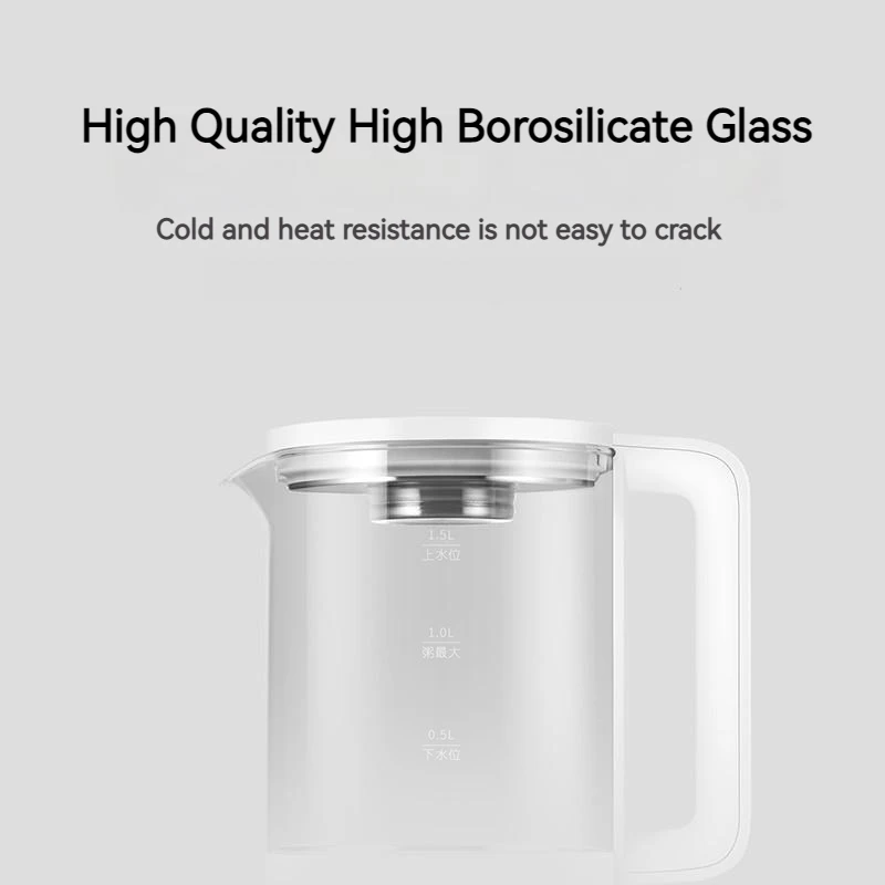 XIAOMI MIJIA Intelligence Electric Kettle Multifunctional Health Pot 1.5L Stainless Steel Tea Health Preserving Pot APP Controls 5