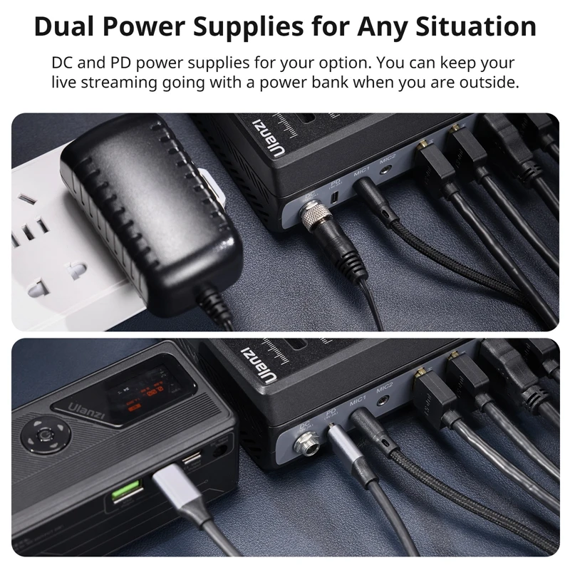 Ulanzi DD02 Live Video Switcher 4 CH HDMI Streaming 4K HD